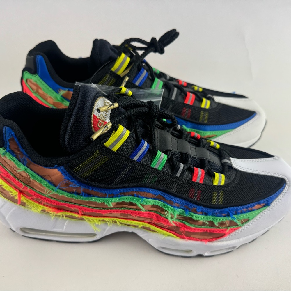 New Nike Air Max 95 hidden messege Olympic neon rare sz 11
